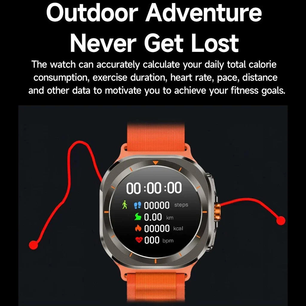 Z7 Ultra Waterproof Smartwatch – Fitness, Calls & Style in One - YN