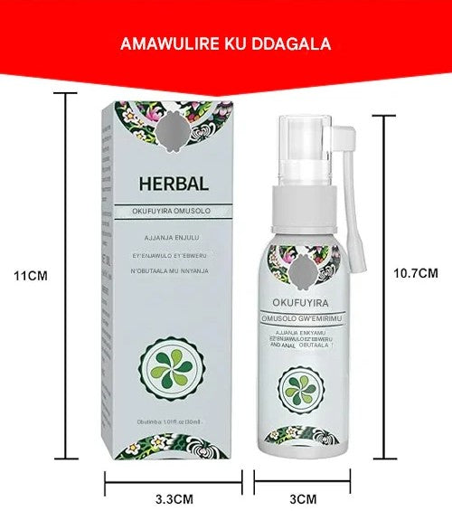 Herbal Hemorrhoids Spray 100% Natural - YN