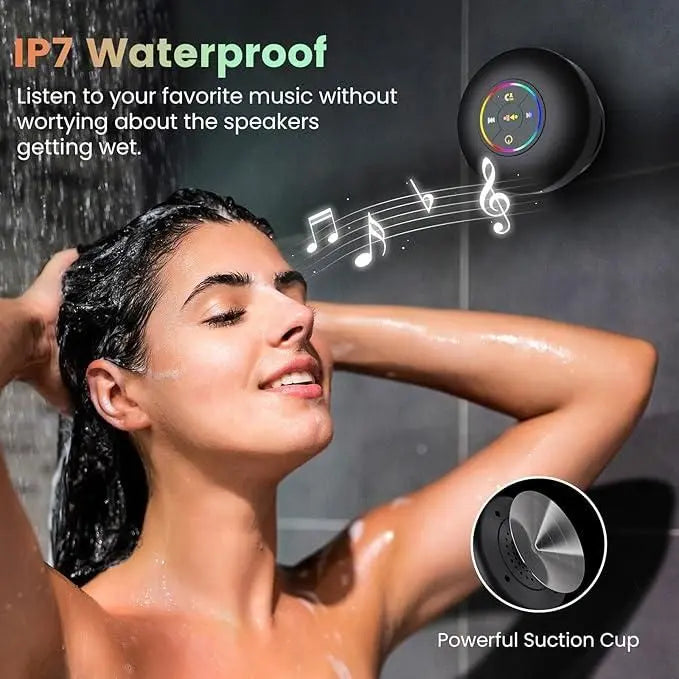 Large Suction Cup Waterproof Bluetooth Speaker - YN