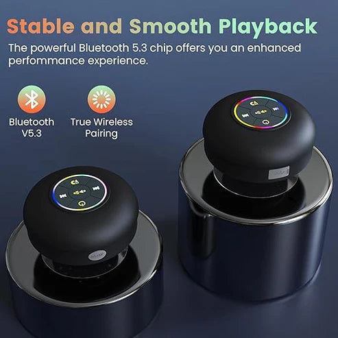 Large Suction Cup Waterproof Bluetooth Speaker - YN